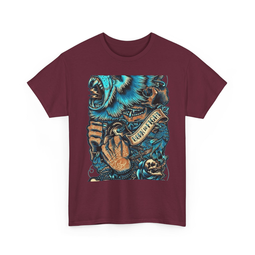 Bear Skull Tattoo Art Tee ("Fearless")