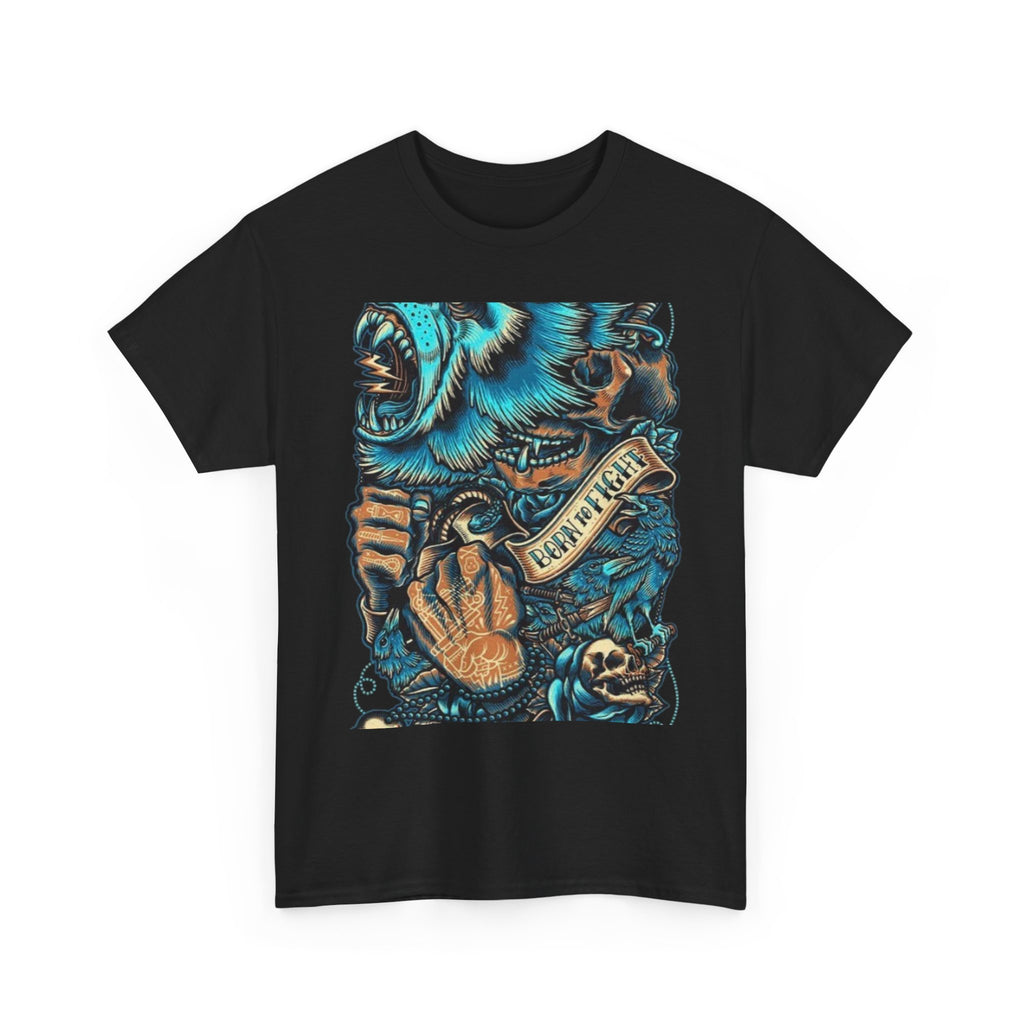 Bear Skull Tattoo Art Tee ("Fearless")