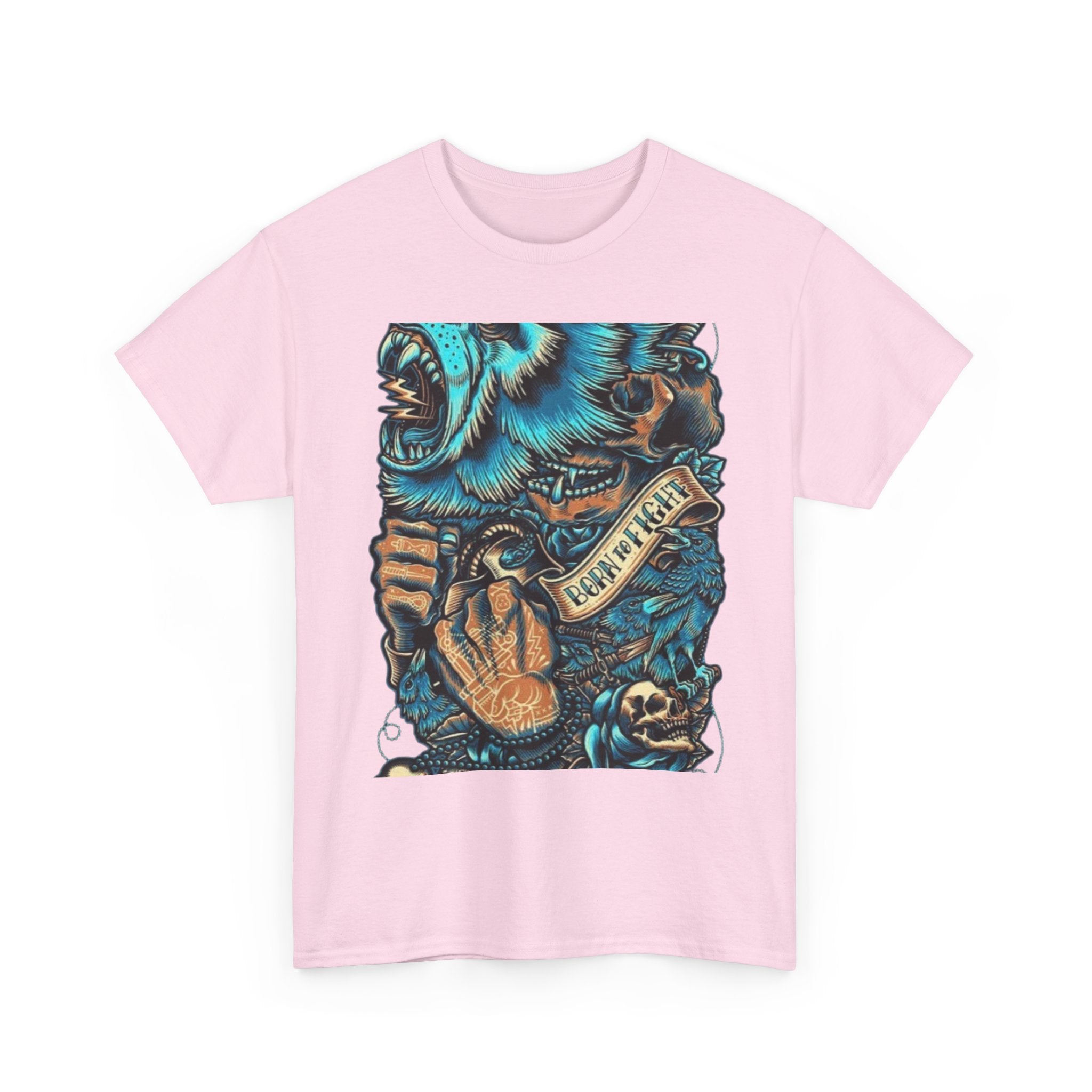 Bear Skull Tattoo Art Tee ("Fearless")