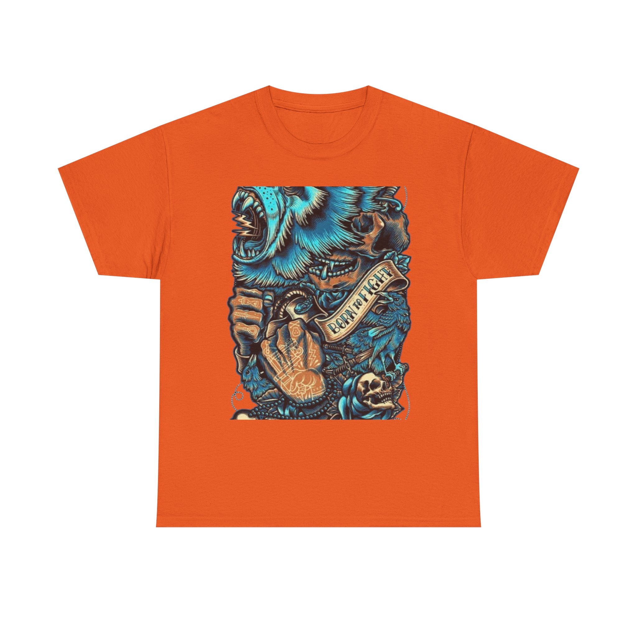 Bear Skull Tattoo Art Tee ("Fearless")