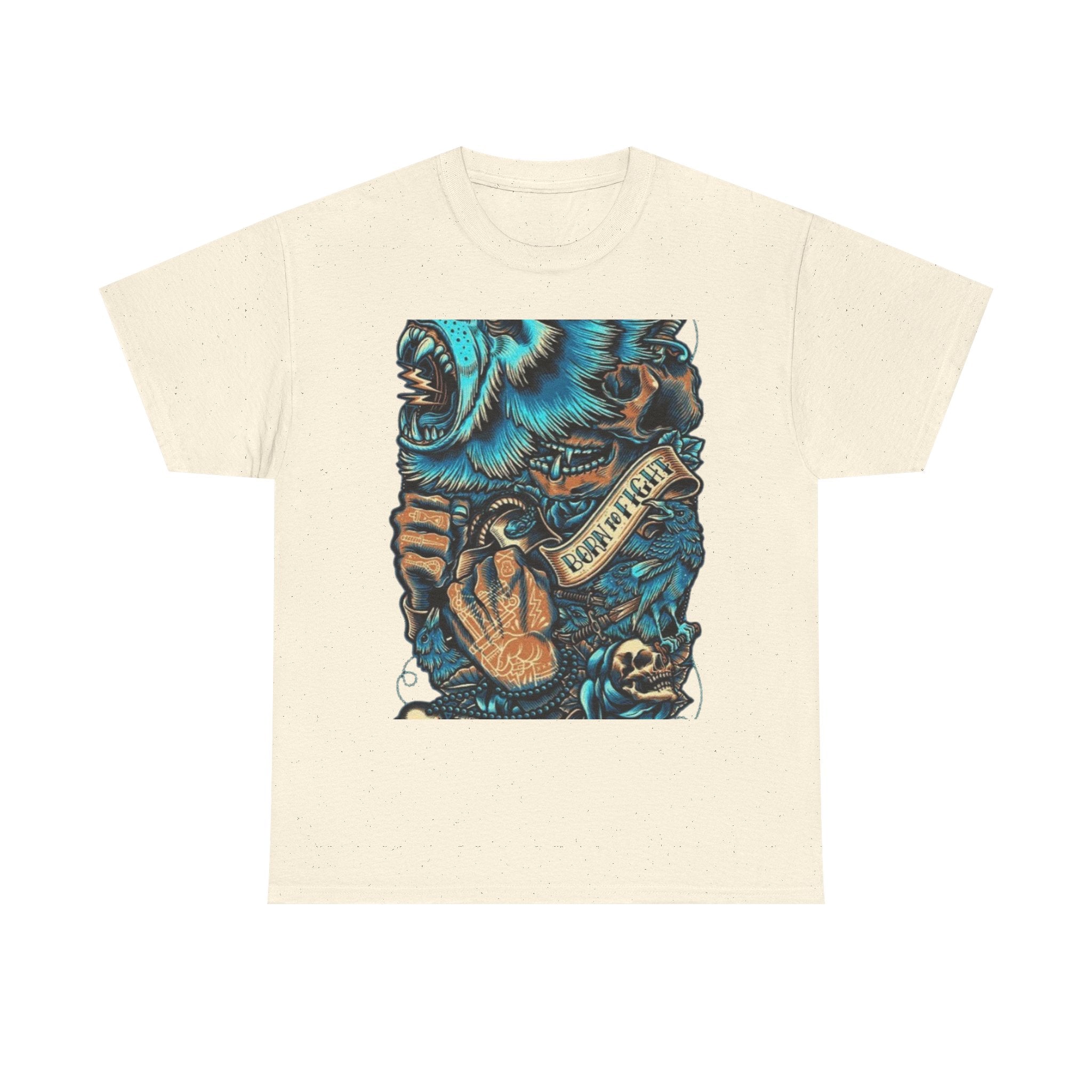 Bear Skull Tattoo Art Tee ("Fearless")