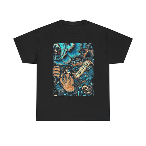 Bear Skull Tattoo Art Tee ("Fearless")