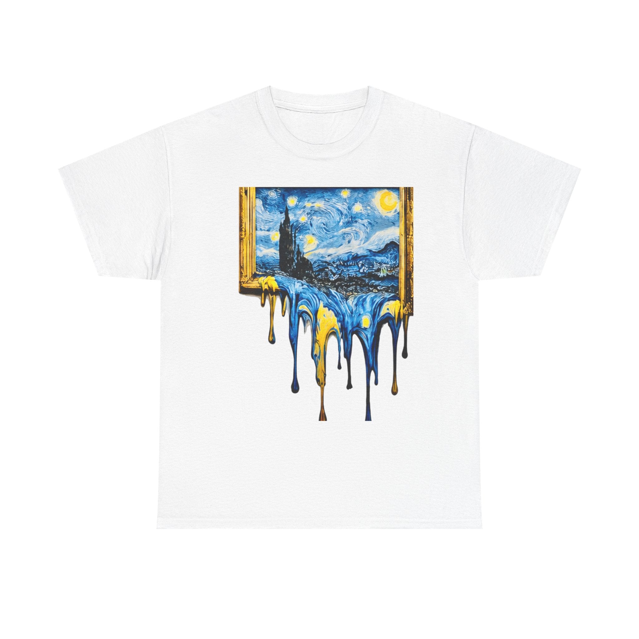 Van Gogh Dripping Starry Night T-Shirt