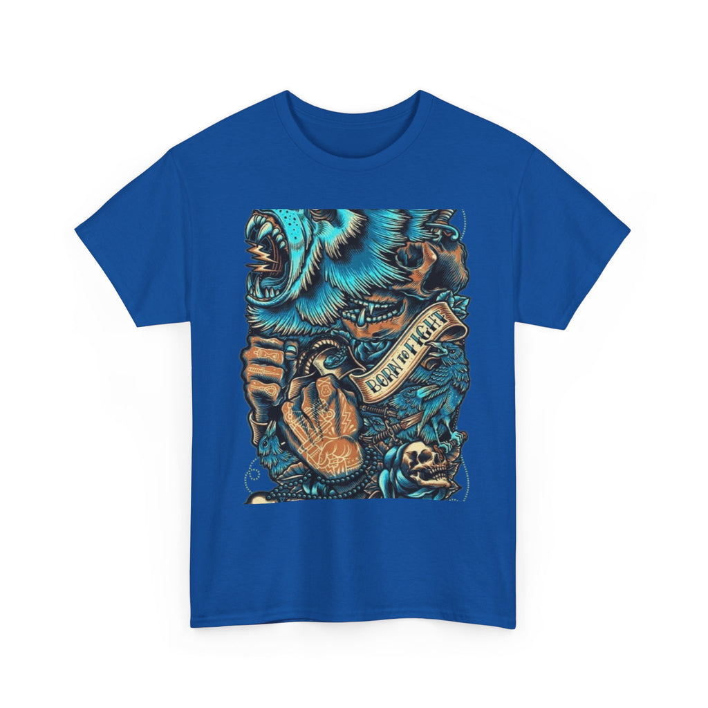Bear Skull Tattoo Art Tee ("Fearless")