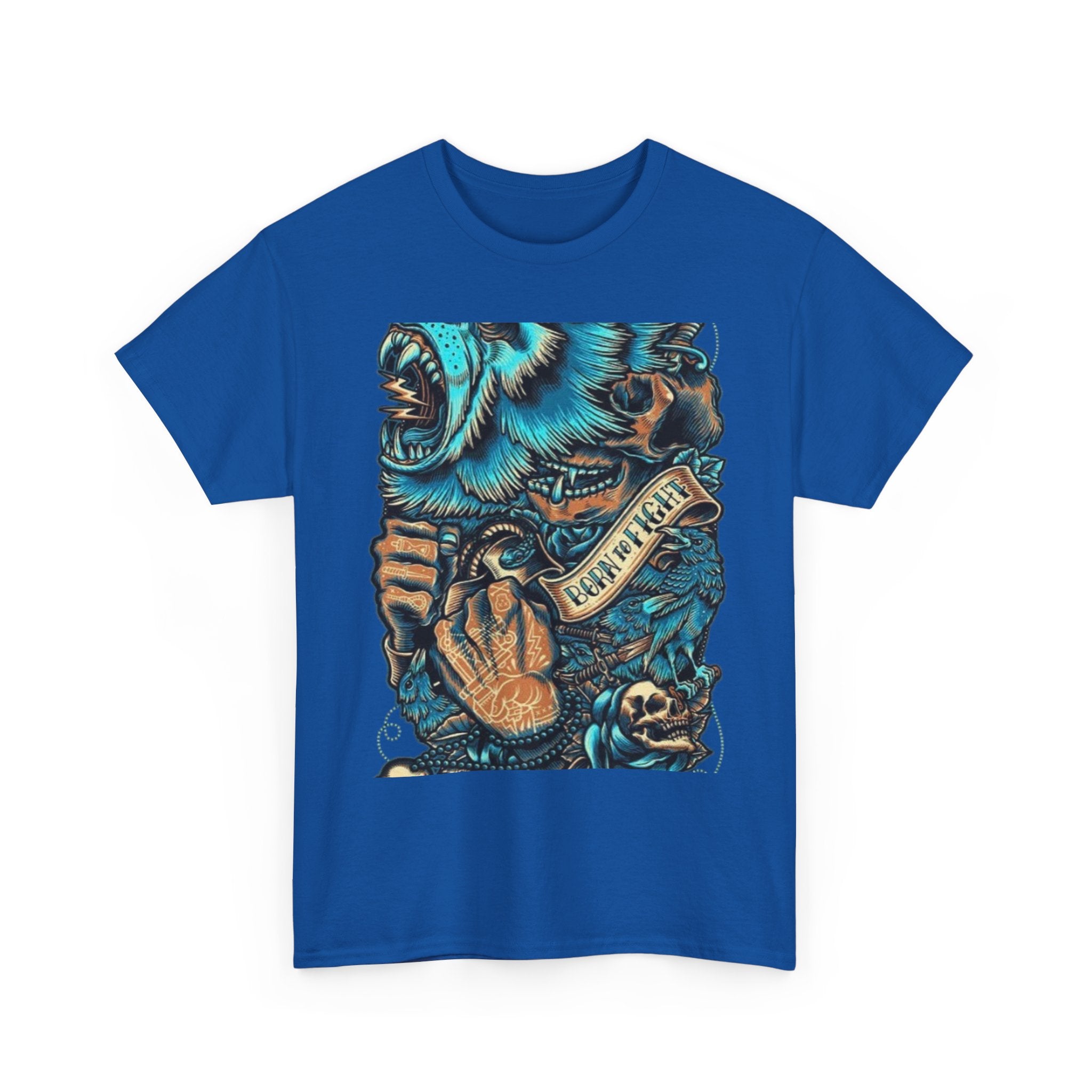 Bear Skull Tattoo Art Tee ("Fearless")