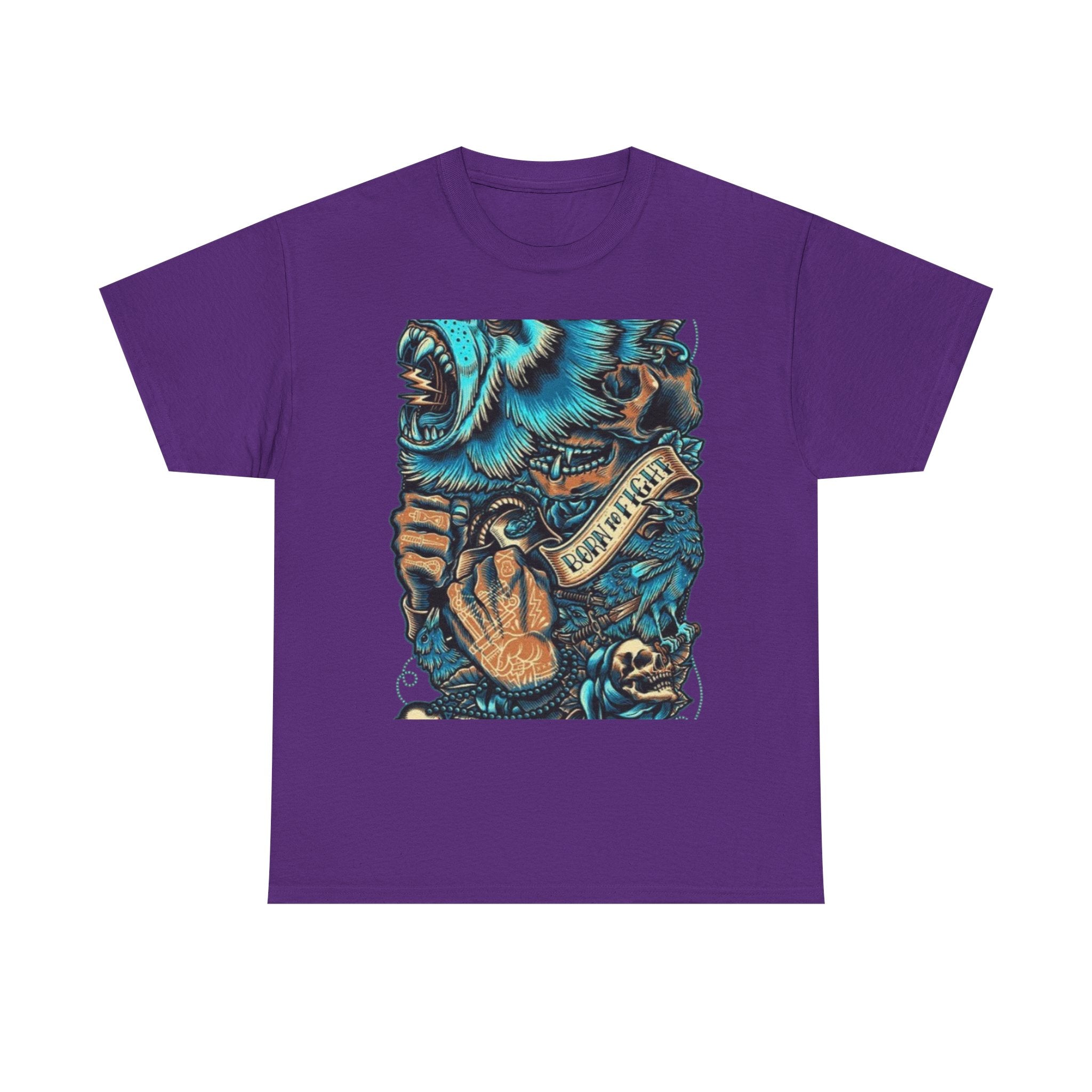 Bear Skull Tattoo Art Tee ("Fearless")