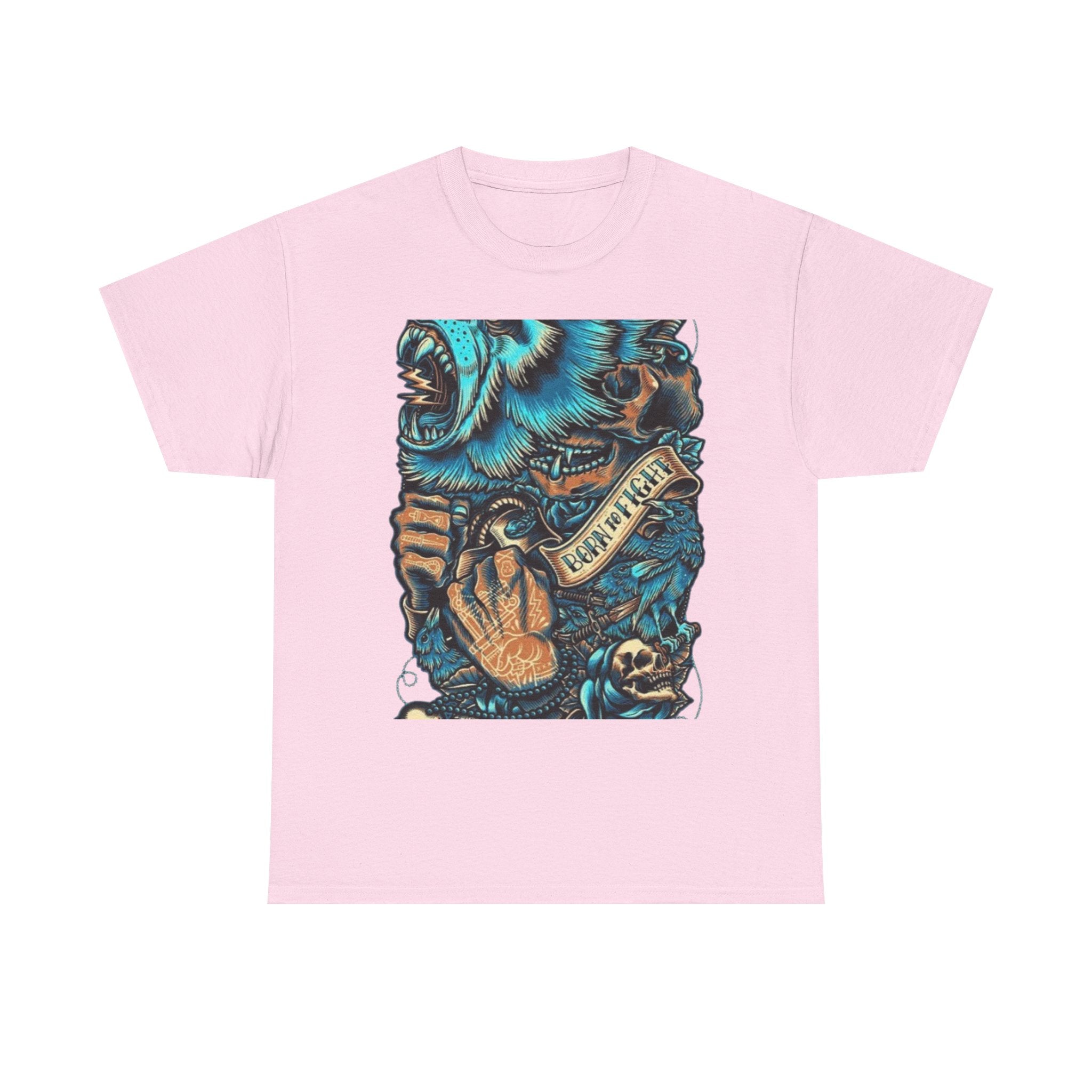 Bear Skull Tattoo Art Tee ("Fearless")