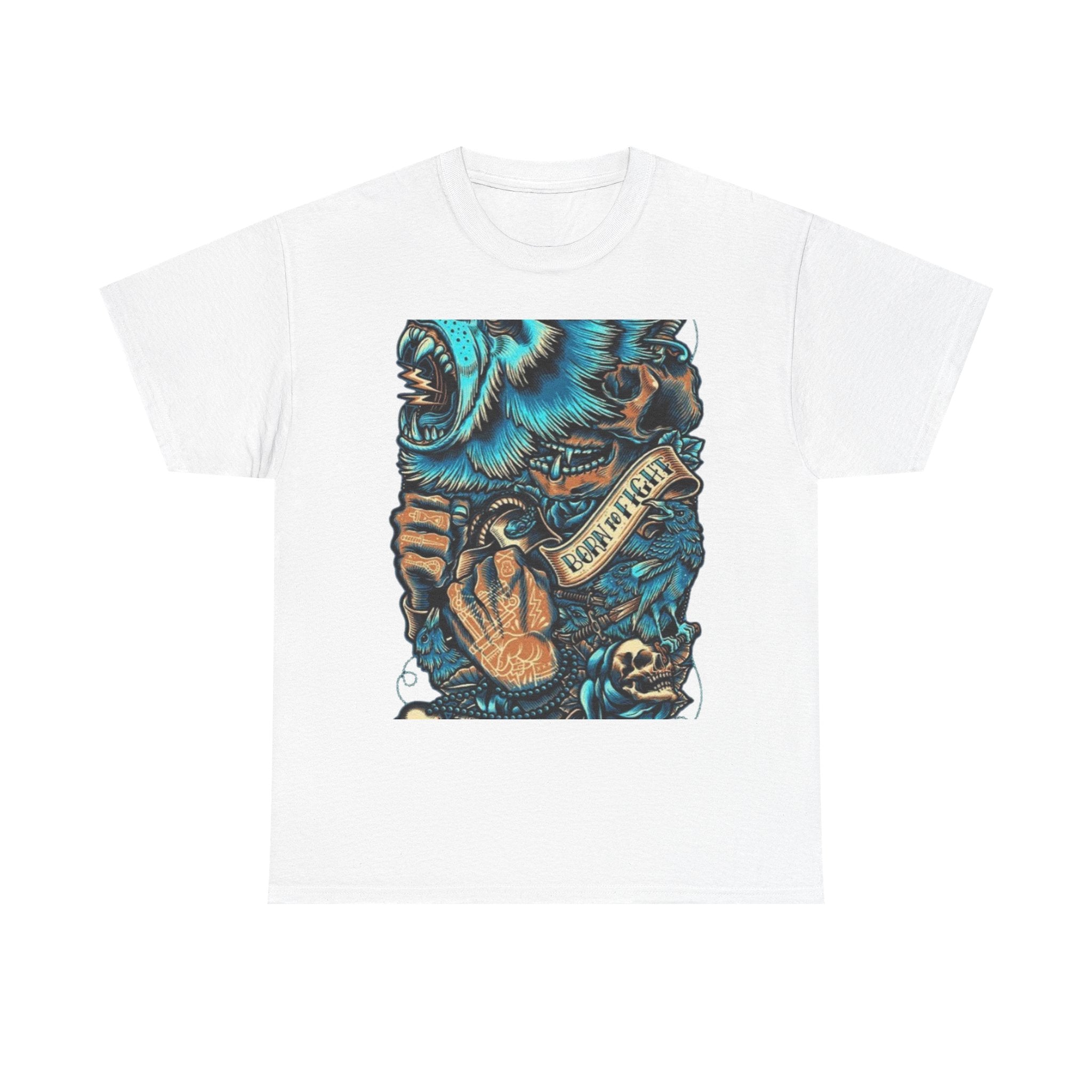 Bear Skull Tattoo Art Tee ("Fearless")