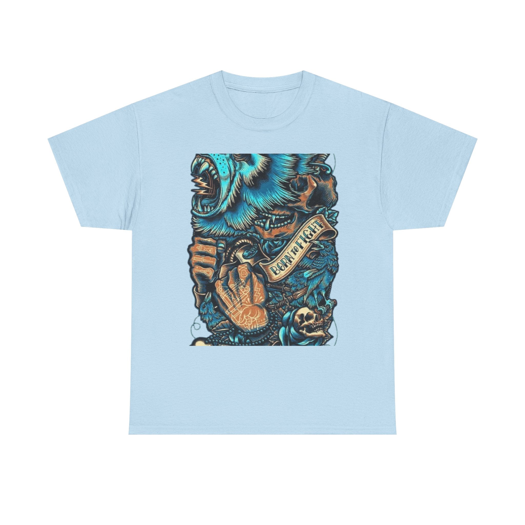Bear Skull Tattoo Art Tee ("Fearless")
