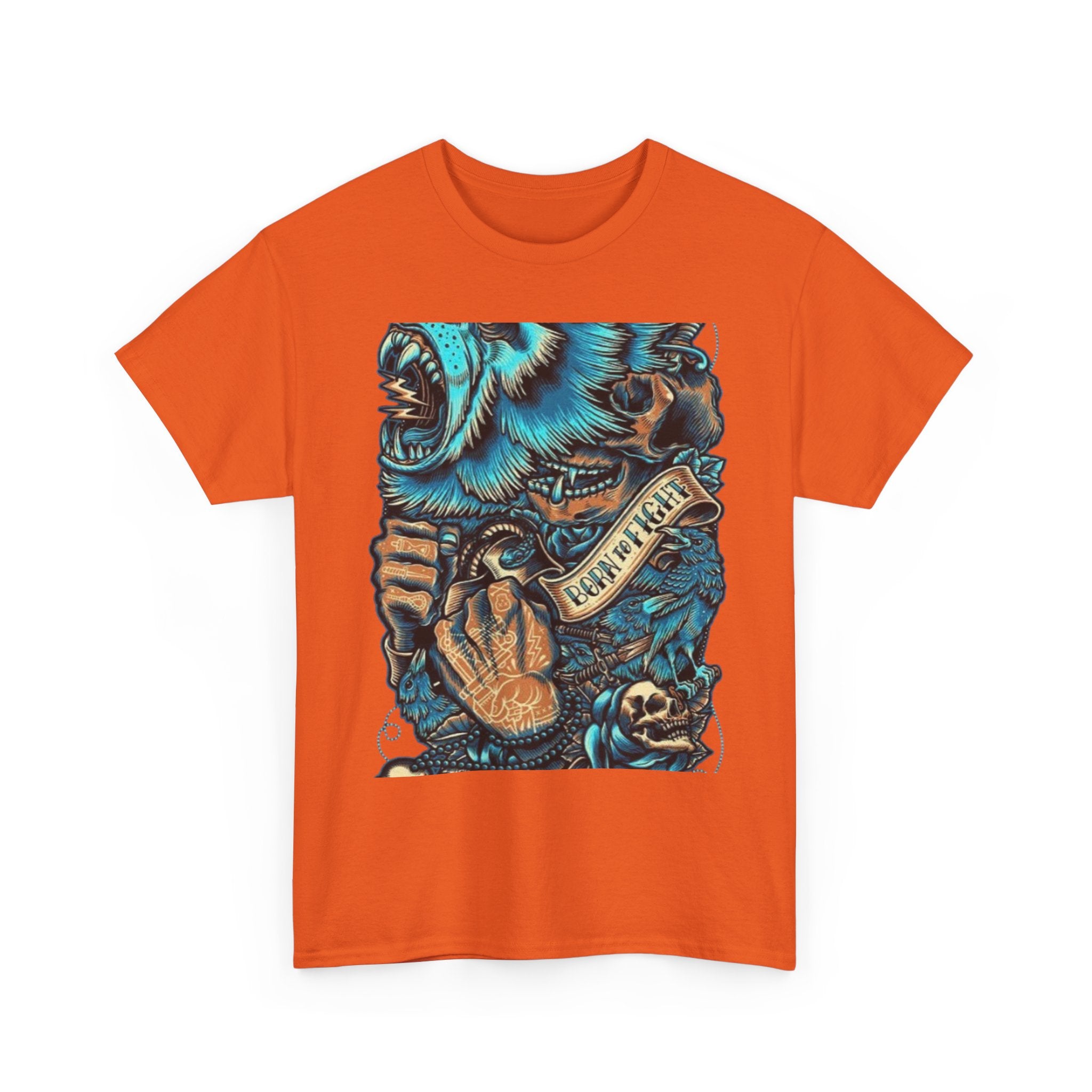 Bear Skull Tattoo Art Tee ("Fearless")