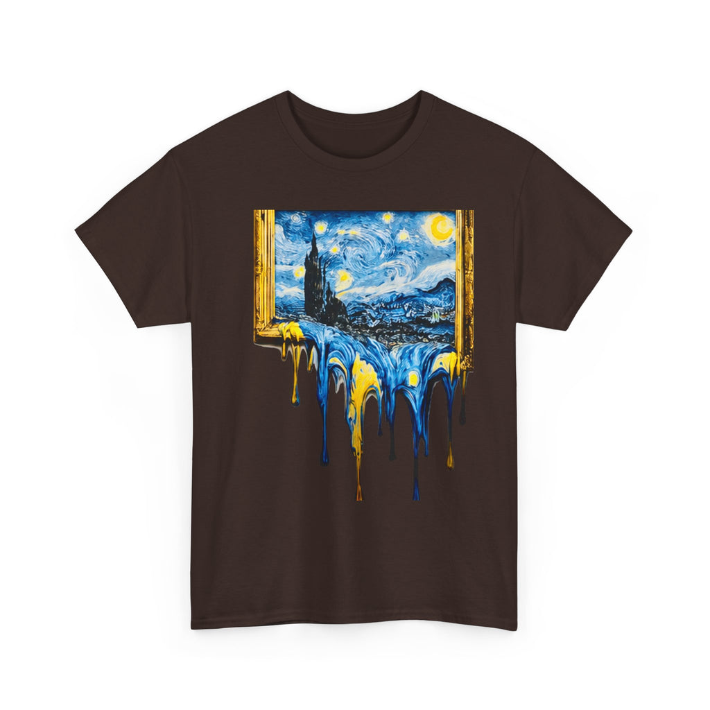 Van Gogh Dripping Starry Night T-Shirt