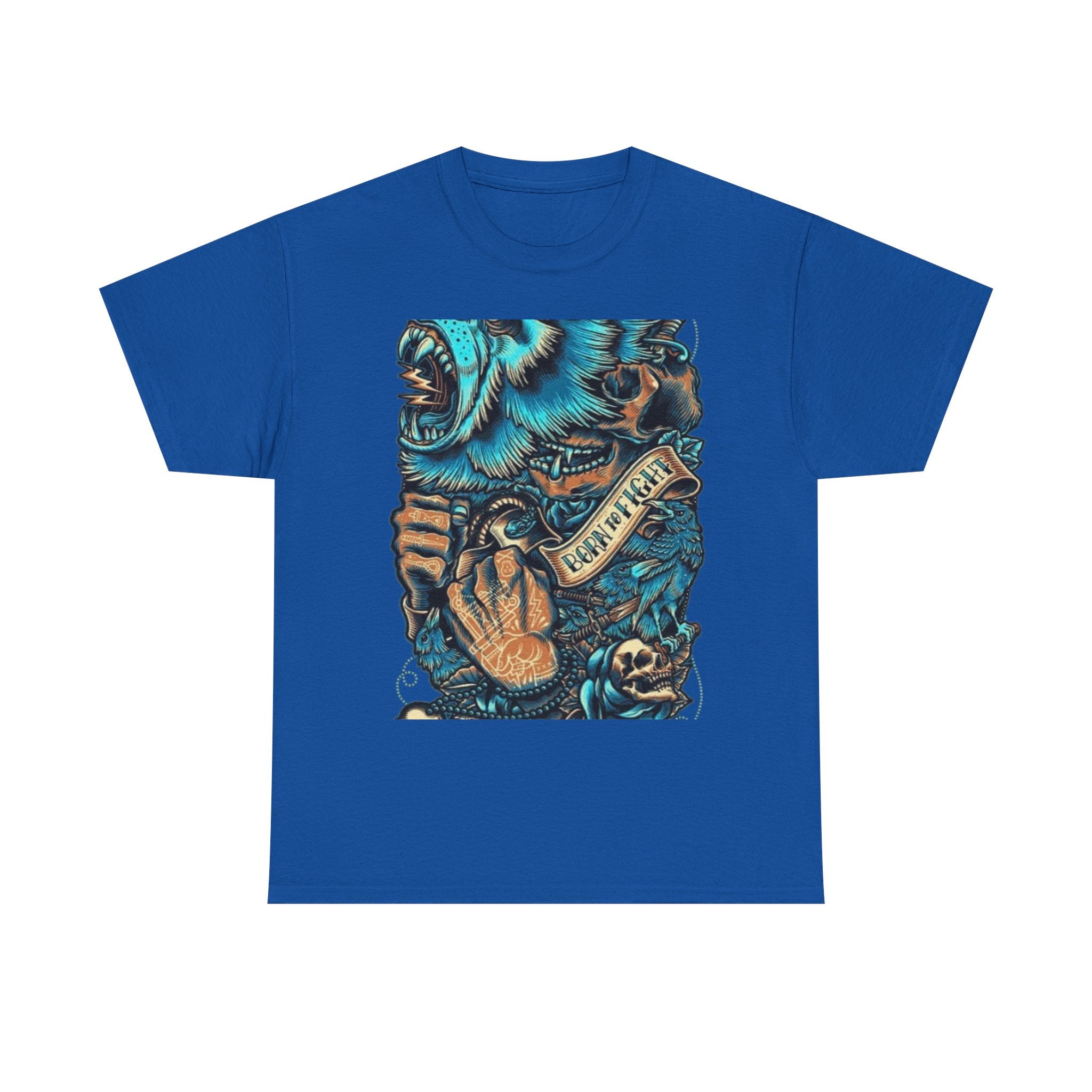 Bear Skull Tattoo Art Tee ("Fearless")