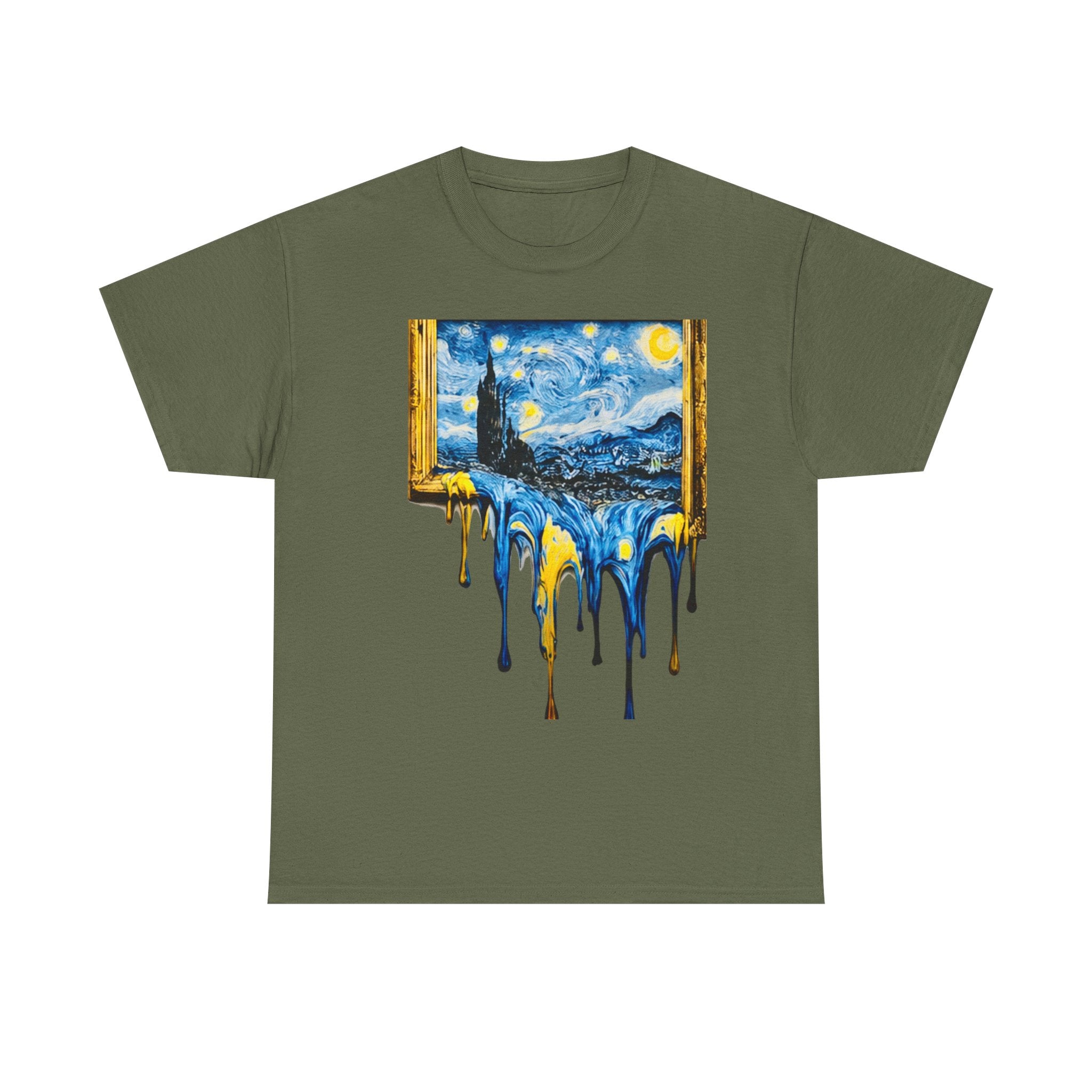 Van Gogh Dripping Starry Night T-Shirt